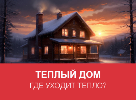 Теплый дом: где уходит тепло?