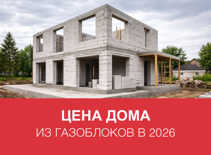 Сколько стоит дом из газоблоков в 2026 году в Орле и регионах РФ
